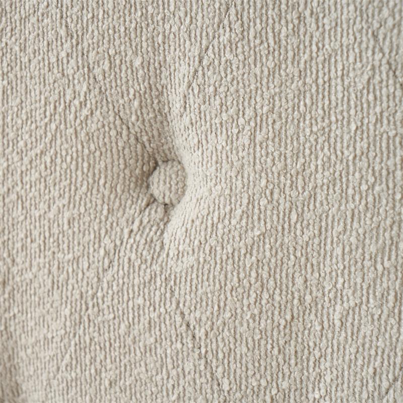Bed IMPERATORIUS – 160×200 cm – grey boucle fabric - Product gallery 9